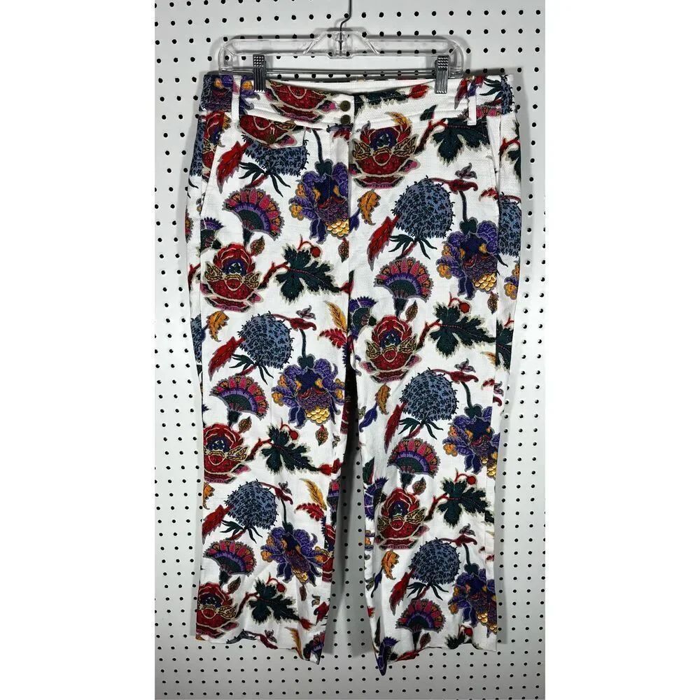 J.Crew Kick out floral pants size 14